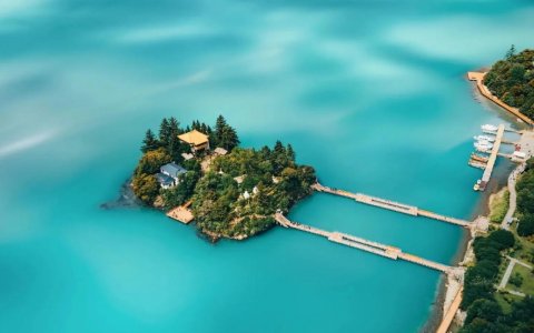 Traveler photo: The stunning blue waters of Basumtso Lake in Nyingchi. (August 2026)