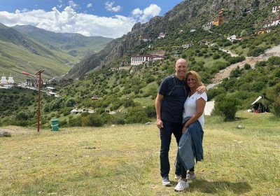 Traveler photo: Drak Yerpa Monastery is one of the most sacred meditation retreats near Lhasa, nestled in the cliffs and caves of the Yerpa Valley. (August 2025)