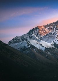 Traveler photo: Stunning sunset view of Mt. Everest from Everest Base Camp, one of the best spots for a close-up look. (August 2025)