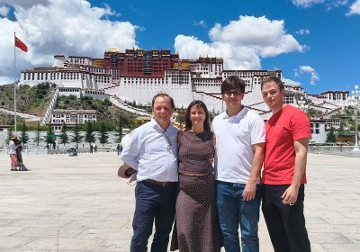 Traveler photo: Group photo in front of the Potala Palace, the most iconic landmark of Tibet. (August 2026)	