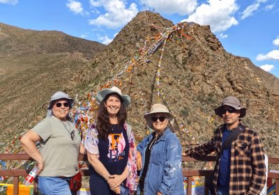 Traveler photo: A happy moment along the journey, surrounded by Tibet's beautiful scenery. (August 2026)