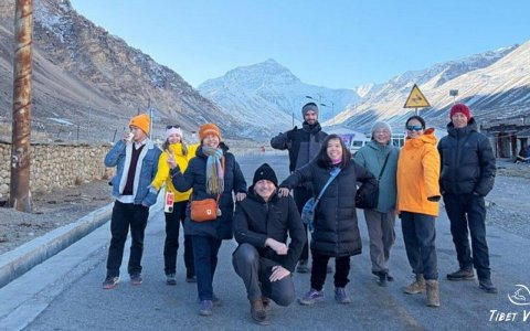 Traveler photo: The close-up view of Mount Everest from Everest Base camp, one of the most popular attractions among our guests. (December 2025)	