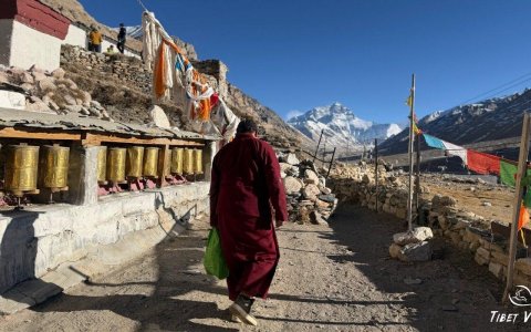 Traveler photo: The close-up view of Mount Everest from Rongbuk monastery, one of the best viewpoints to admire the world's highest peak. (February 2026)	