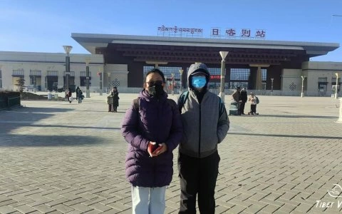 Traveler photo: We are arriving at Shigatse Railway Station from Lhasa by high-speed train. (February 2025)