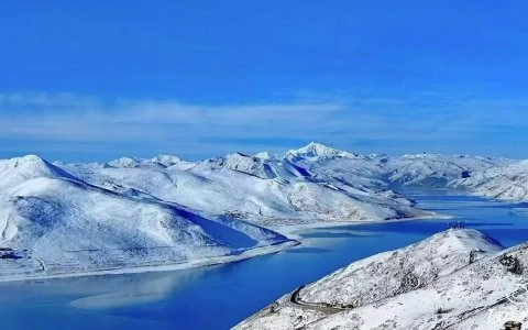 Traveler photo: The breathtaking view of Yamdork Lake today. (February 2025)