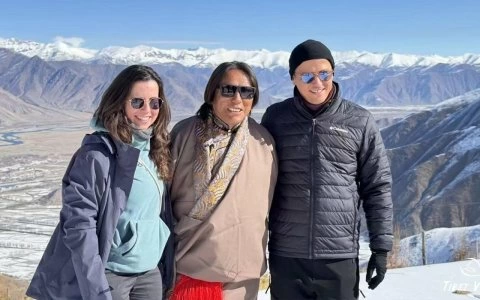 Traveler photo: What an incredible view with Mount Everest as the backdrop! (February 2025)