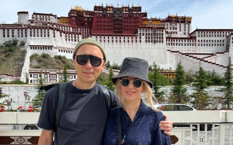 Traveler photo: Group photo in front of the Potala Palace, Tibet’s most iconic landmark. (Jun 2025)