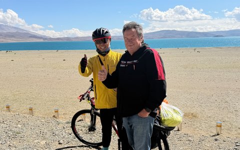 Traveler photo: June is also a great time to enjoy a biking tour in Tibet, with mild weather, clear days and very little rainfall. (June 2026)	