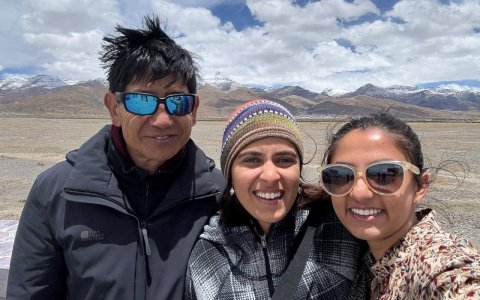 Traveler photo: Guests smiling and enjoying every moment on a small group tour through Tibet. (June 2026)	