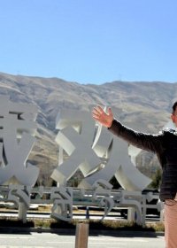 Traveler photo: Welcoming our beloved guest at Lhasa airport with the white hada. (March 2026)	
