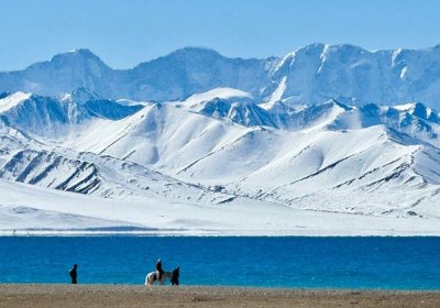 Traveler photo: The blue water of Namtso lake, one of the three holy lakes in Tibet and just around three hours drive from Lhasa. (March 2026)	