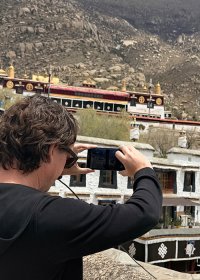 Traveler photo: Guest photo at Drepung monastery, the largest monastery in Lhasa and used to host hundreds of monks. (May 2026)	