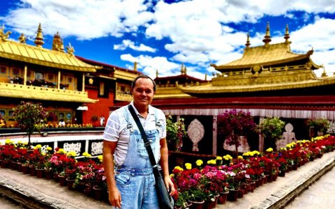 Traveler photo: The golden summit of Jokhang Temple, the spiritual heart of Tibet.(May 2025)