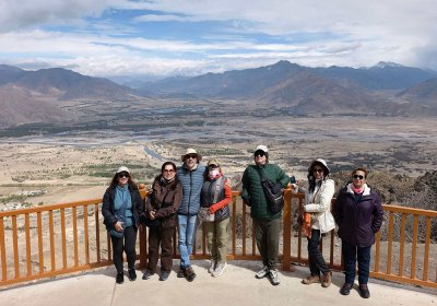Traveler photo: The stunning landscape of Lhasa river valley from hill top. (May 2026)	
