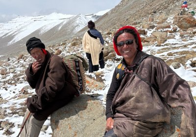 Traveler photo: During the Mount Kailash pilgrimage, a local rests by the trail, his weathered face calm and serene. (May 2026)