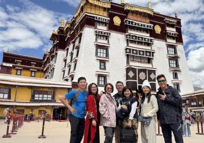 Traveler photo: Group photo at the Potala Palace, Tibet’s most iconic landmark and symbol of its rich heritage. (May 2025)	