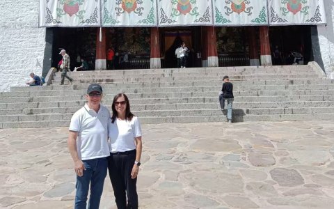 Traveler photo: Our guests explore Sera Monastery, famous for its lively monks debate in each afternoon. (May 2026)	