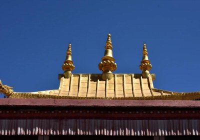 Traveler photo: The golden roof of Jokhang temple, the spiritual heart of Tibet. (November 2025)