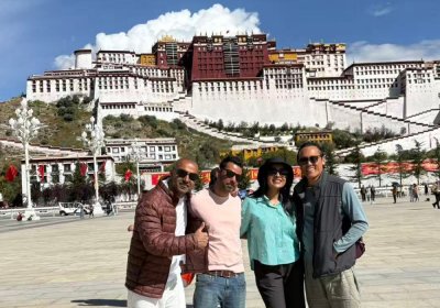 Traveler photo: Group photo in front of Potala Palace, the most iconic landmark in Tibet. (October 2026)