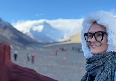 Traveler photo: A close-up view of Mount Everest from Everest Base Camp in Tibet. (September 2026)