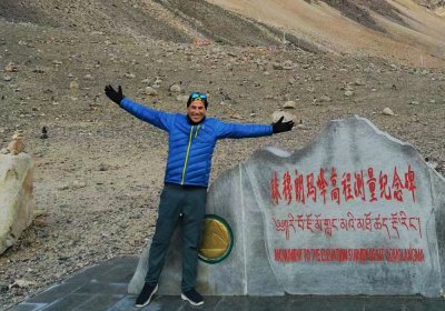 Traveler photo: Celebrating the moment of reaching Everest Base Camp in Tibet. (September 2026)
