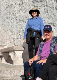 Traveler photo: Our travelers take a break while exploring the Potala Palace. (September 2026)