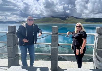 Traveler photo: Yamdrok Lake, one of the three holy lakes in Tibet. (September 2026)