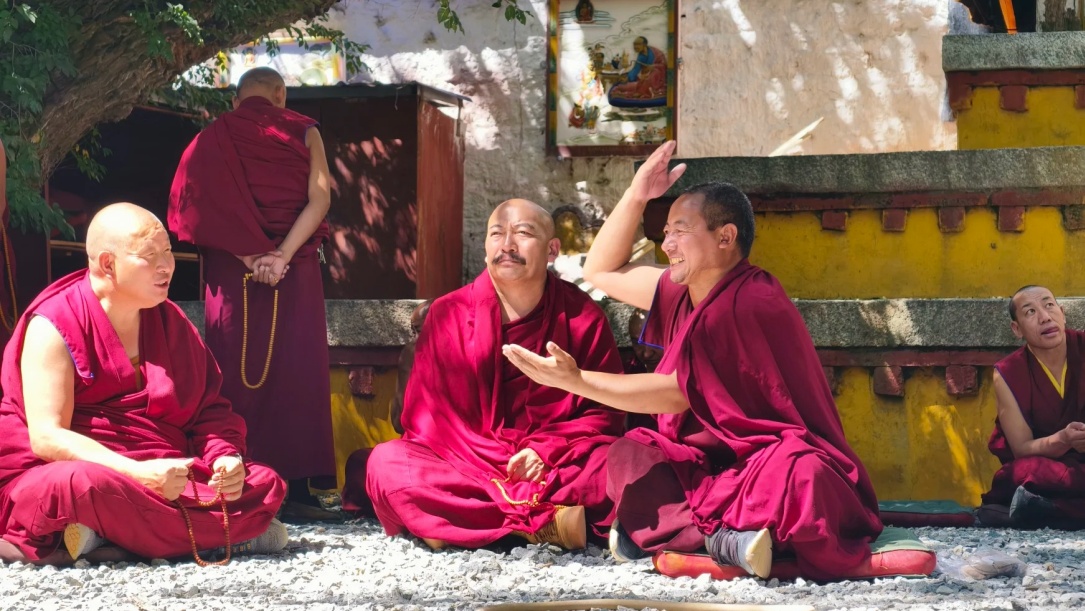 Monks are debating
