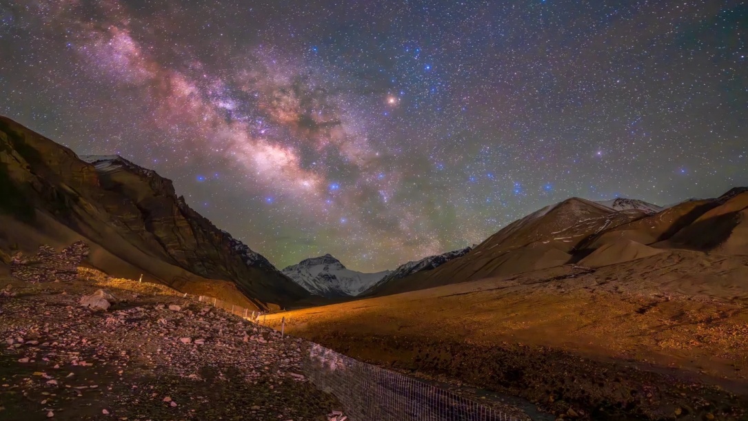 Milky Way photography over Mount Everest