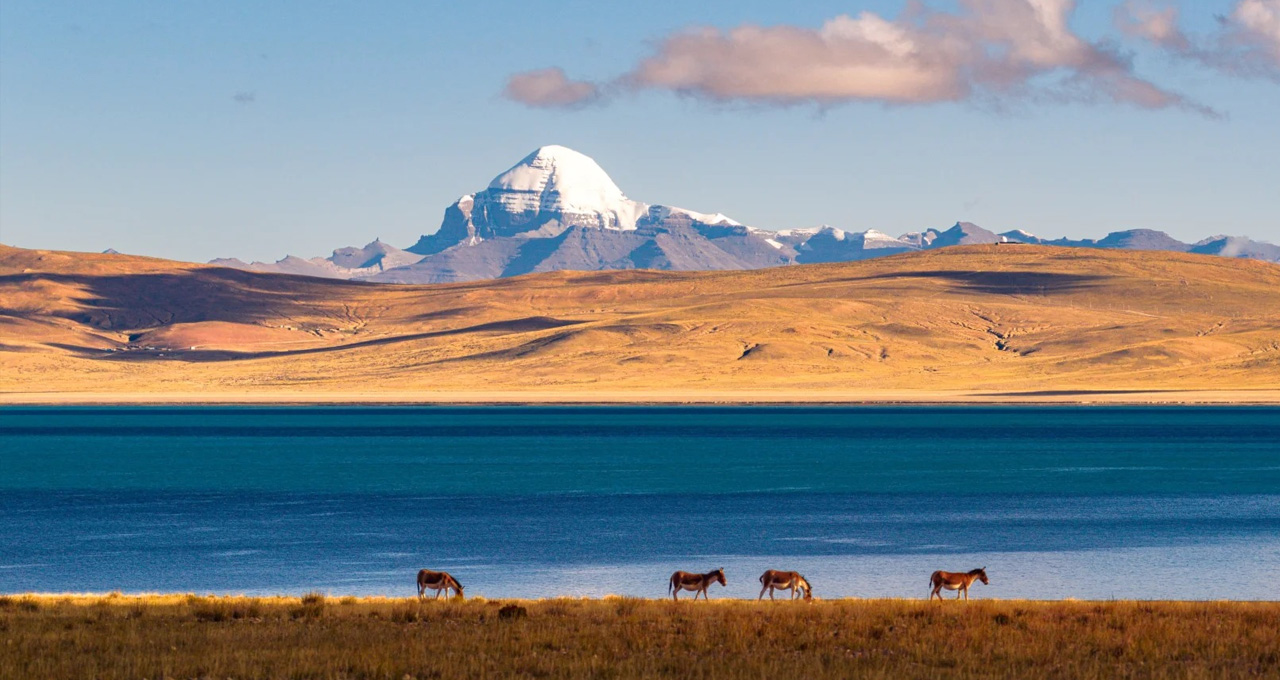 Mount Kailash and Lake Manasarovar