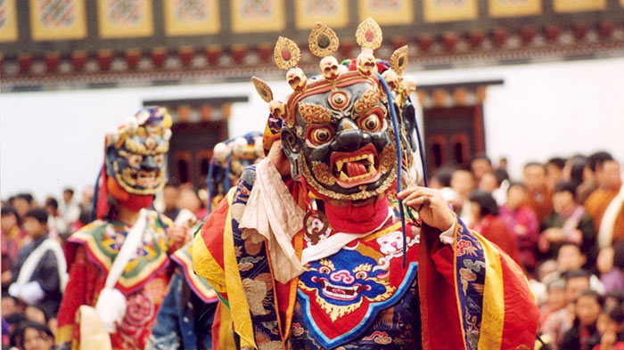 Chamo Dance in Tibetan Festival