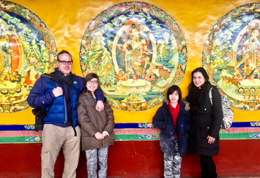 Tibet family tour to Tashilhunpo Monastery