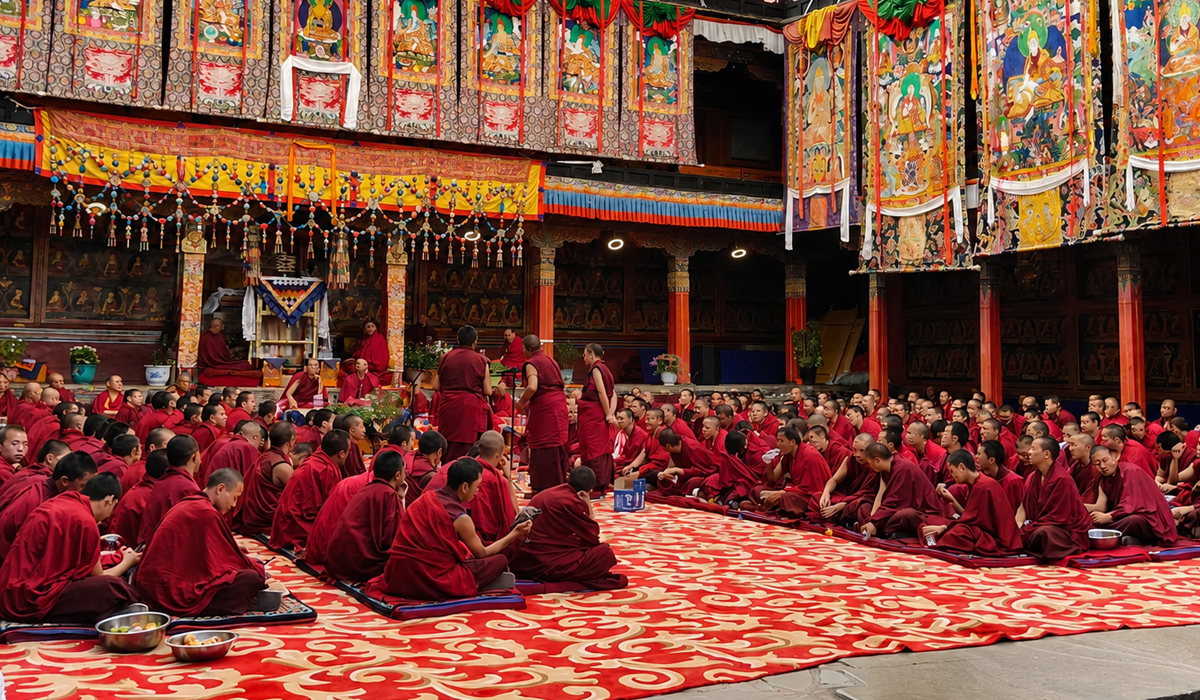 Tashilhunpo Monastery Monks