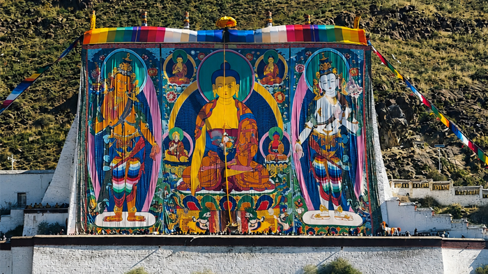Tashilhunpo Monastery Thangka