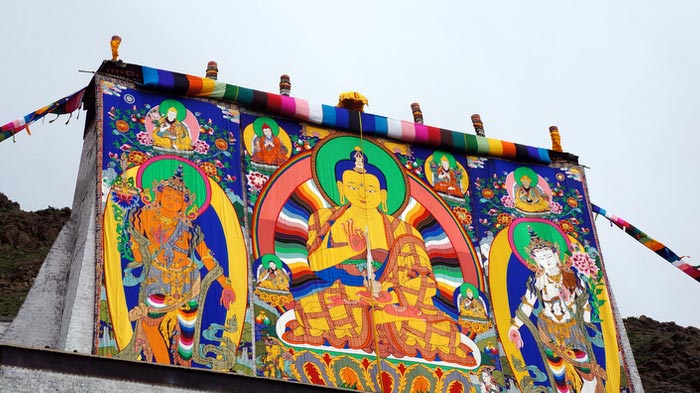 Buddha Unfolding Festival in Tashilhunpo, Shiggatse