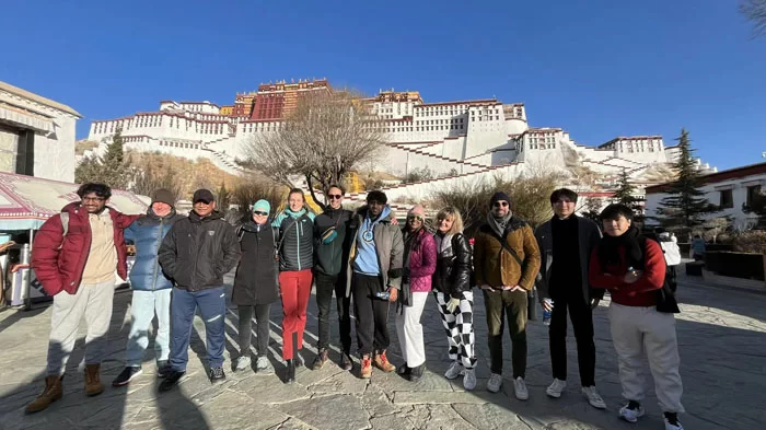 Lhasa to Kathmandu overland tour from the Potala Palace
