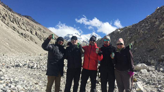 Trekking from Old Tingri to EBC