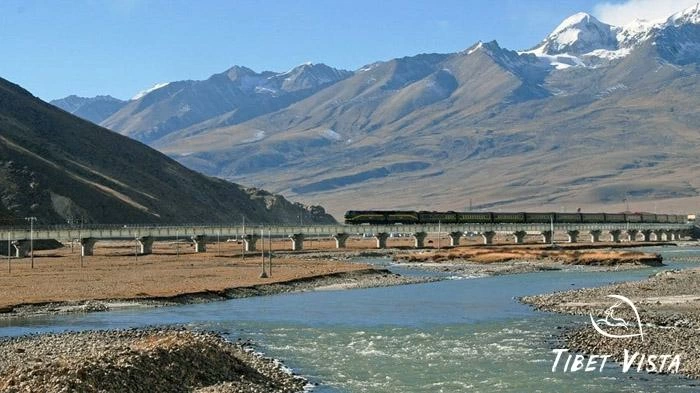 Scenery along the Qinghai-Tibet Railway