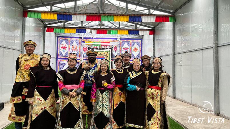 Traditional Tibetan cloth
