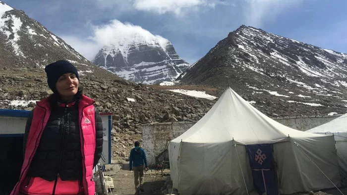 Tent guesthouses at Mount Kailash