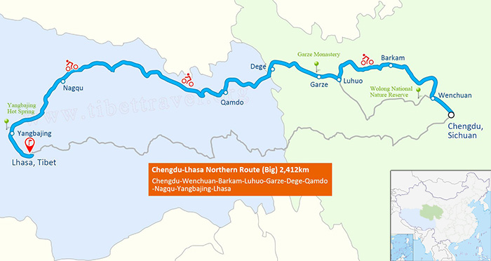 map of chengdu lhasa northern route (big)