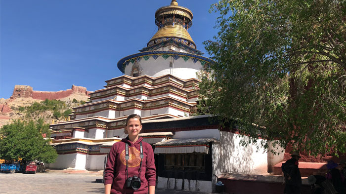 Gyantse Kumbum Stupa in Tibet