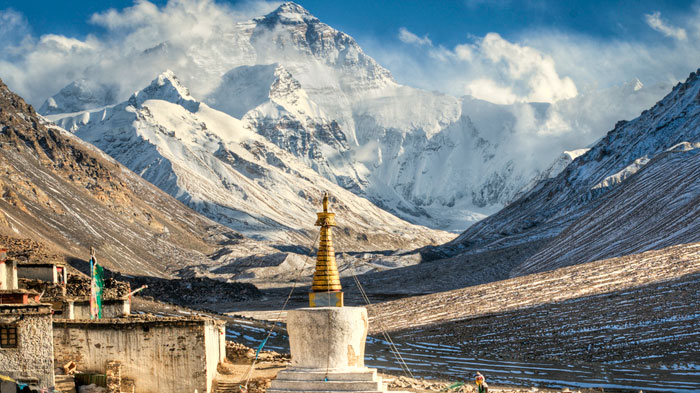 Rongbuk Monastery and Everest Base Camp