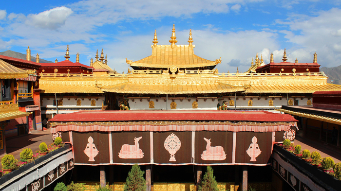 Golden roof of Jokhang Temple