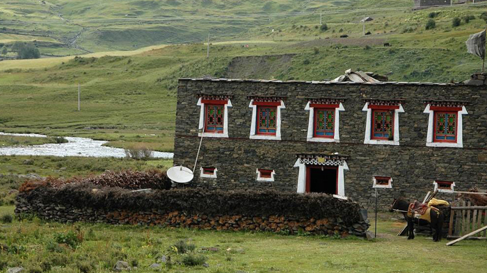Tibetan Stone House