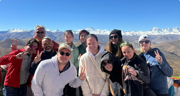 marvel at mighty himalayas in autumn