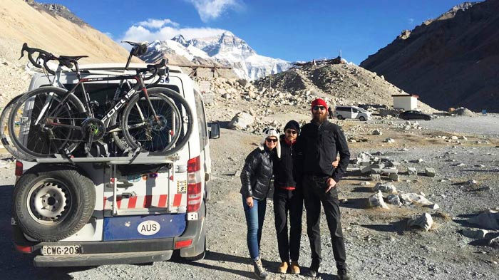 Mid April- October is a perfect time to make a cycle trip from Lhasa to Everest Base Camp.