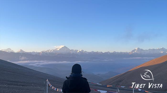 Everest from Gawula Pass