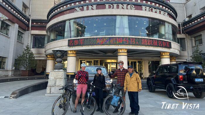 Our riders stay in mid-range hotels