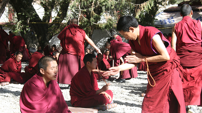 Monks Debating Gesture